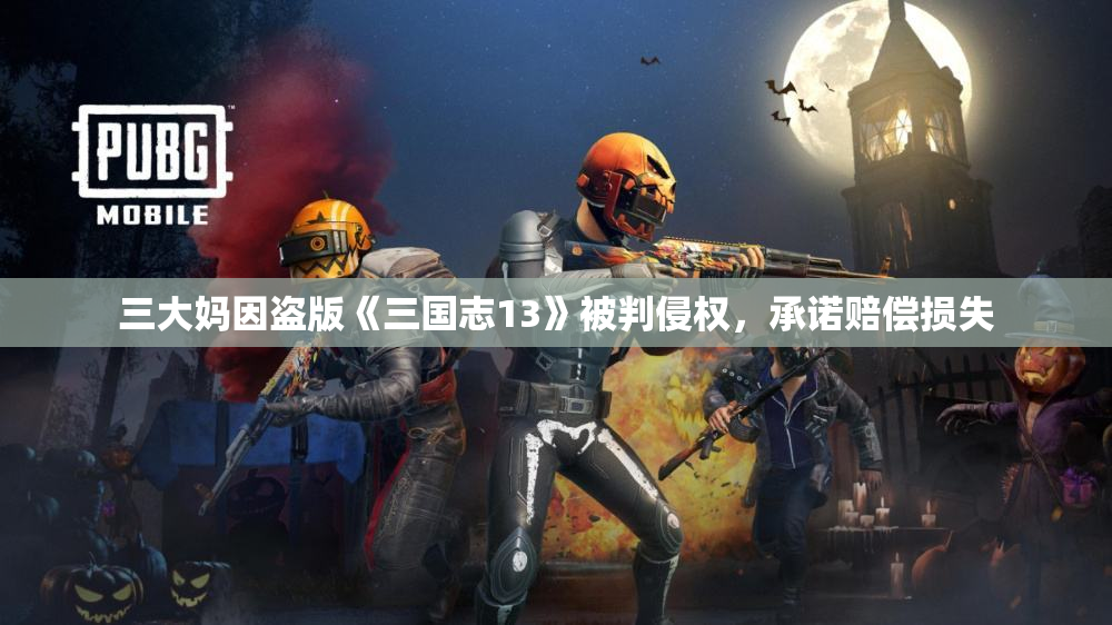 三大妈因盗版《三国志13》被判侵权，承诺赔偿损失