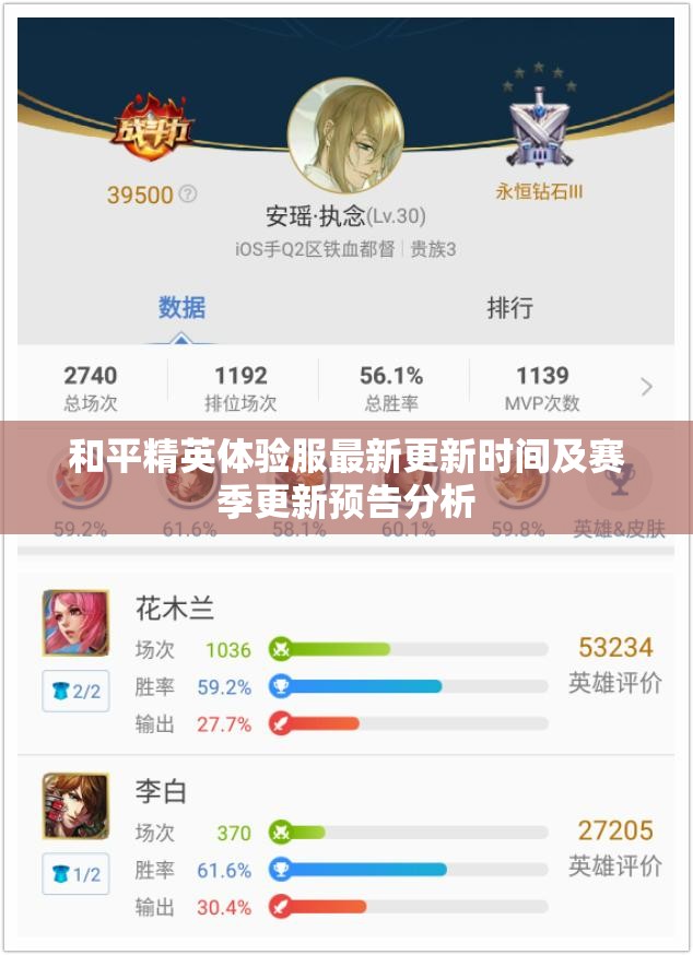 和平精英体验服最新更新时间及赛季更新预告分析