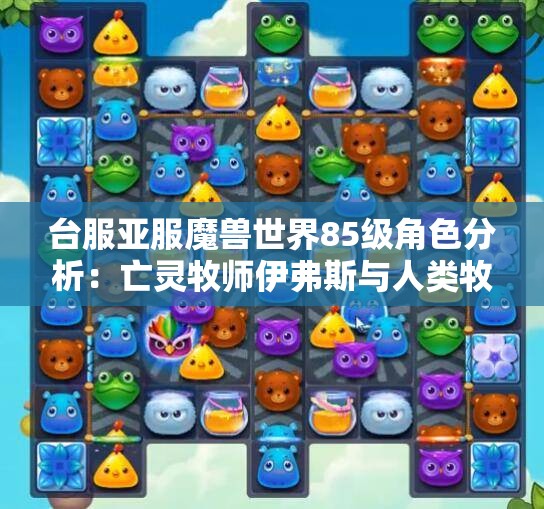 台服亚服魔兽世界85级角色分析：亡灵牧师伊弗斯与人类牧师乌苏雷