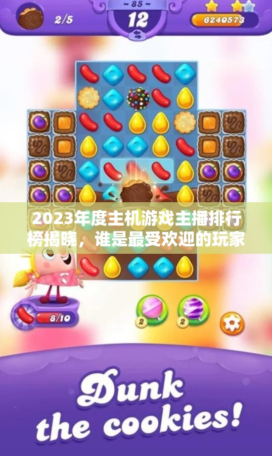 2023年度主机游戏主播排行榜揭晓，谁是最受欢迎的玩家？