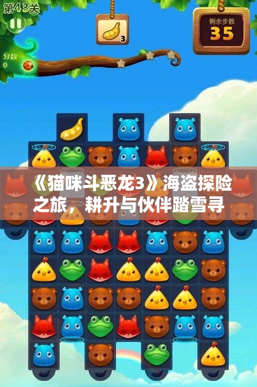 《猫咪斗恶龙3》海盗探险之旅，耕升与伙伴踏雪寻宝！