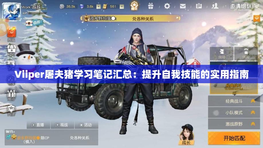 Viiper屠夫猪学习笔记汇总：提升自我技能的实用指南