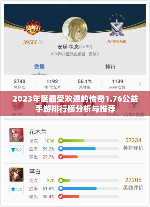 2023年度最受欢迎的传奇1.76公益手游排行榜分析与推荐