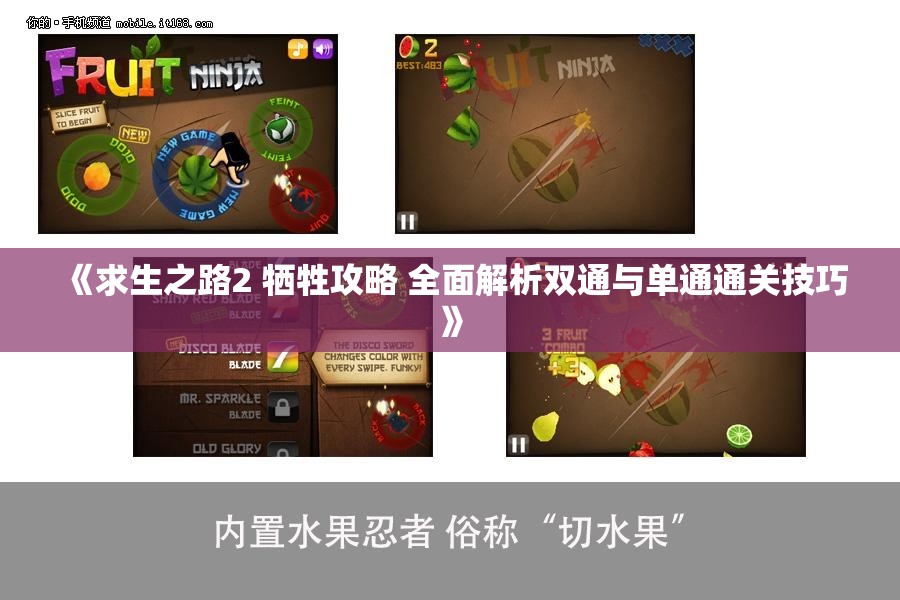 《求生之路2 牺牲攻略 全面解析双通与单通通关技巧》