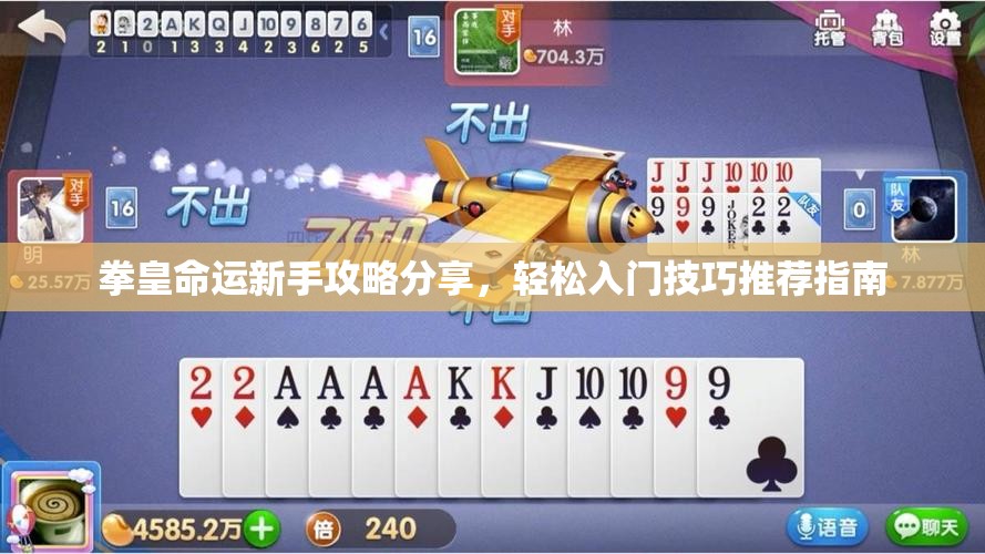 拳皇命运新手攻略分享，轻松入门技巧推荐指南