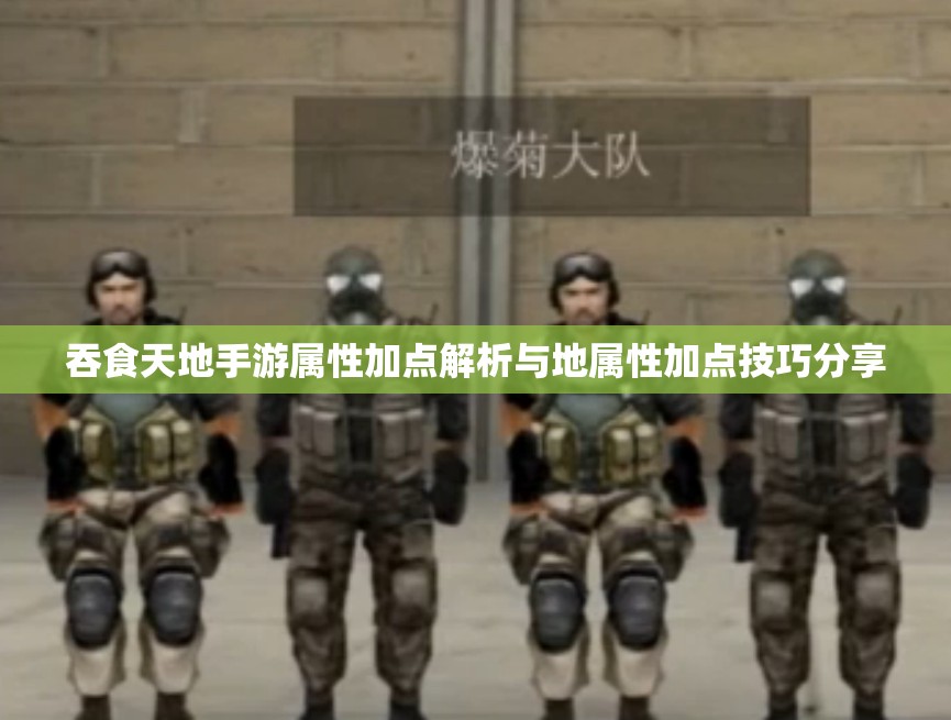 吞食天地手游属性加点解析与地属性加点技巧分享