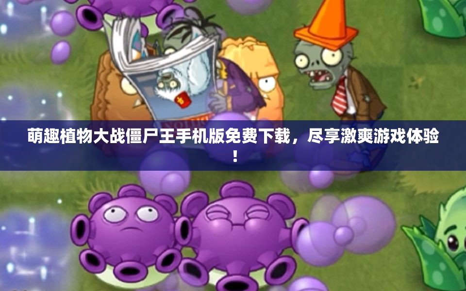 萌趣植物大战僵尸王手机版免费下载，尽享激爽游戏体验！
