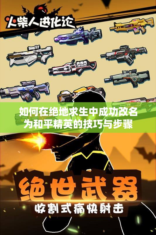 如何在绝地求生中成功改名为和平精英的技巧与步骤
