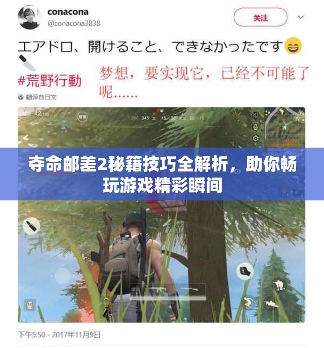 夺命邮差2秘籍技巧全解析，助你畅玩游戏精彩瞬间