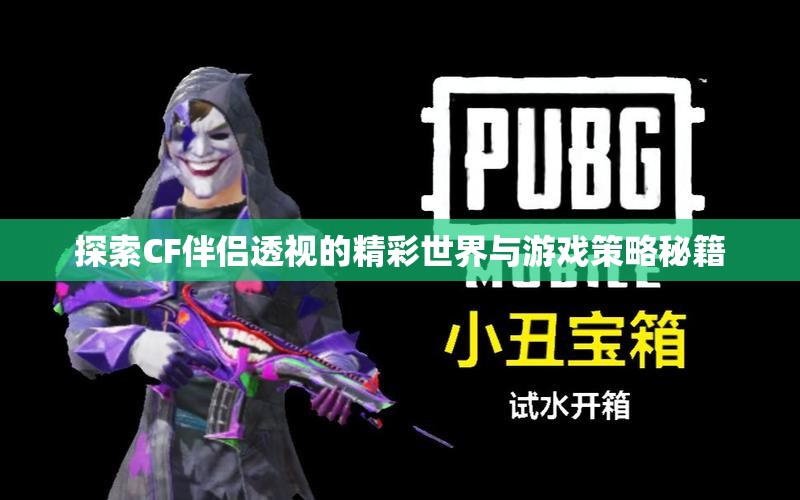 探索CF伴侣透视的精彩世界与游戏策略秘籍