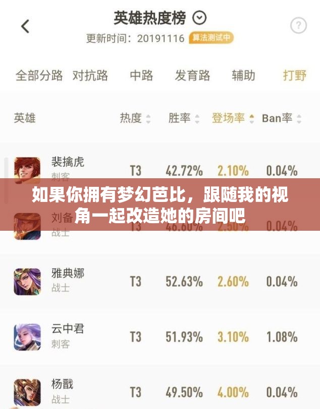 如果你拥有梦幻芭比，跟随我的视角一起改造她的房间吧