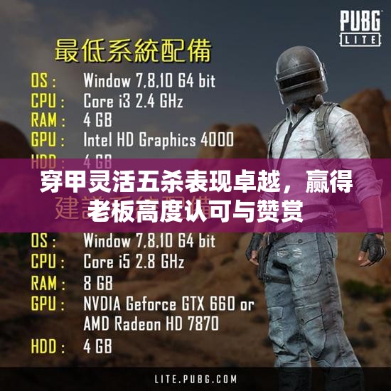 穿甲灵活五杀表现卓越，赢得老板高度认可与赞赏