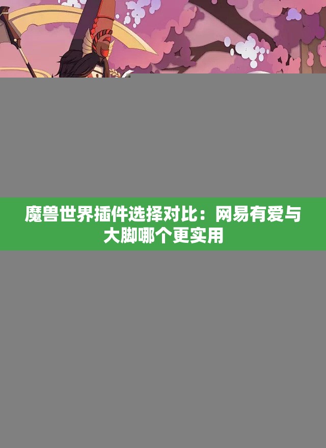 魔兽世界插件选择对比：网易有爱与大脚哪个更实用