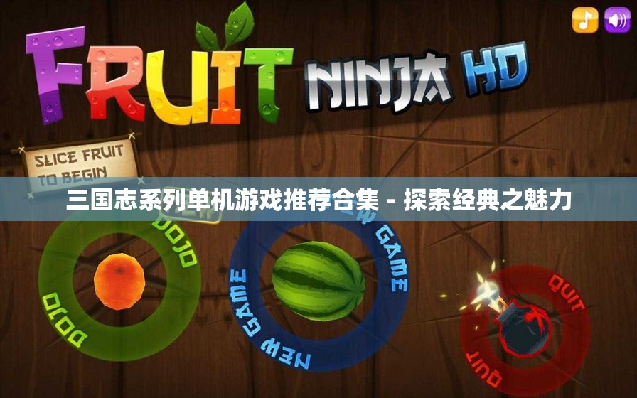 三国志系列单机游戏推荐合集 - 探索经典之魅力