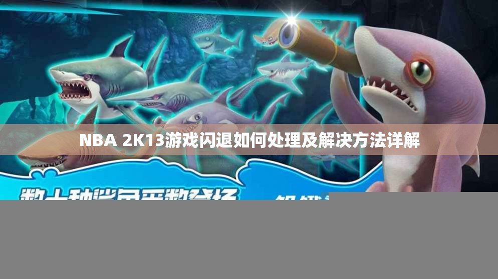 NBA 2K13游戏闪退如何处理及解决方法详解