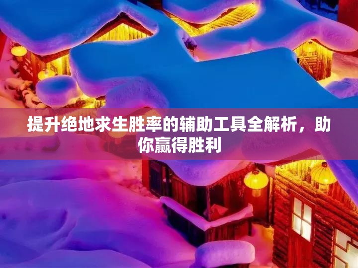 提升绝地求生胜率的辅助工具全解析，助你赢得胜利