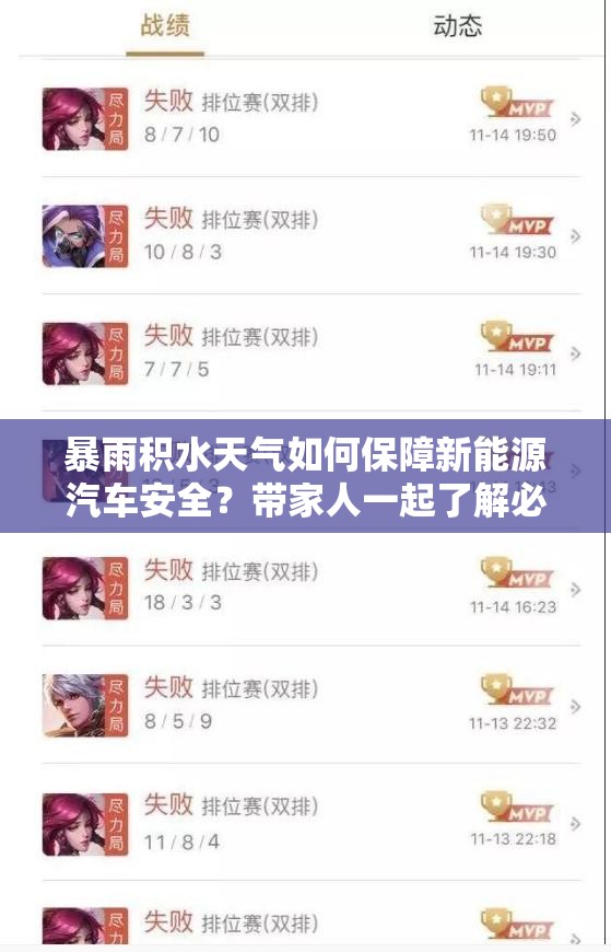 暴雨积水天气如何保障新能源汽车安全？带家人一起了解必备知识！