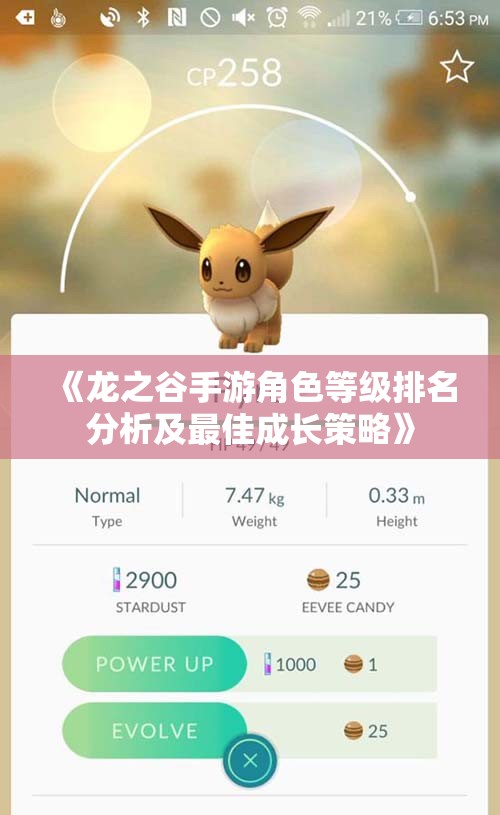 《龙之谷手游角色等级排名分析及最佳成长策略》