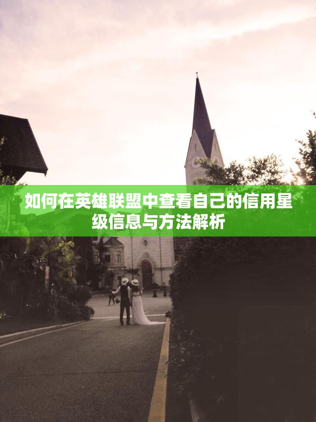 如何在英雄联盟中查看自己的信用星级信息与方法解析