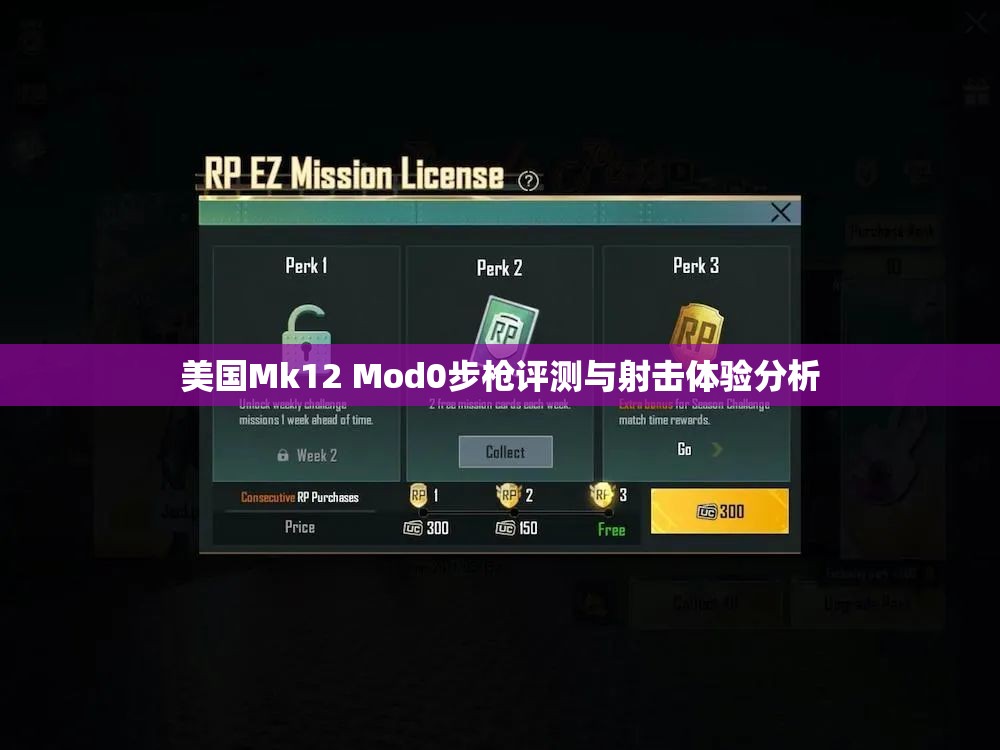 美国Mk12 Mod0步枪评测与射击体验分析
