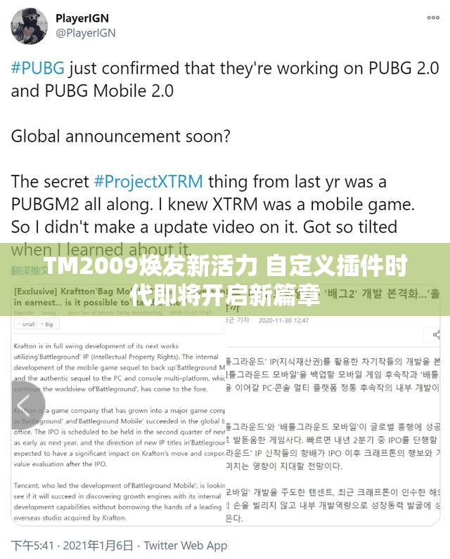 TM2009焕发新活力 自定义插件时代即将开启新篇章