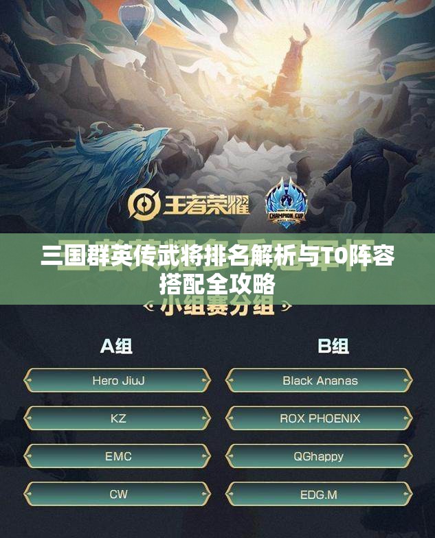 三国群英传武将排名解析与T0阵容搭配全攻略