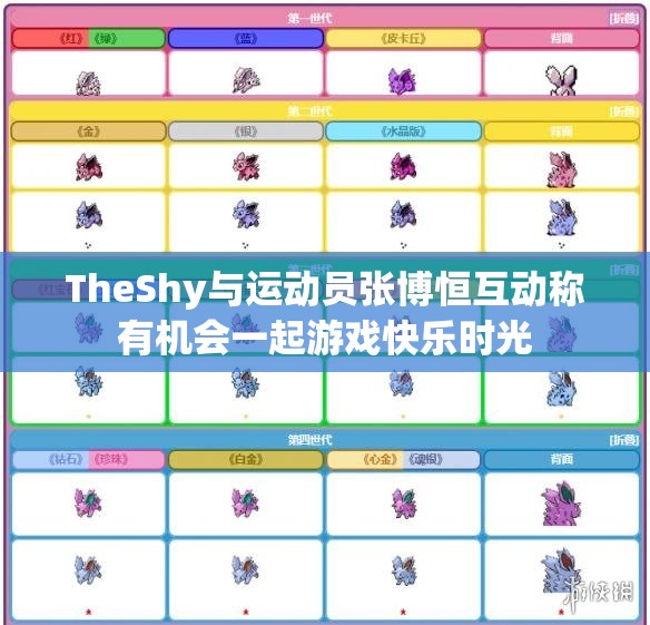 TheShy与运动员张博恒互动称有机会一起游戏快乐时光