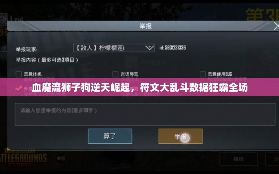 血魔流狮子狗逆天崛起，符文大乱斗数据狂霸全场