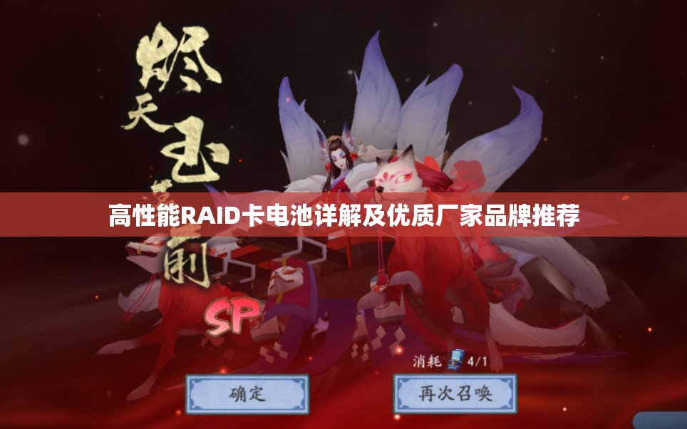 高性能RAID卡电池详解及优质厂家品牌推荐