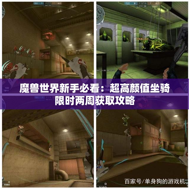 魔兽世界新手必看：超高颜值坐骑限时两周获取攻略