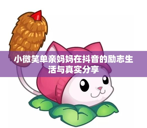 小微笑单亲妈妈在抖音的励志生活与真实分享
