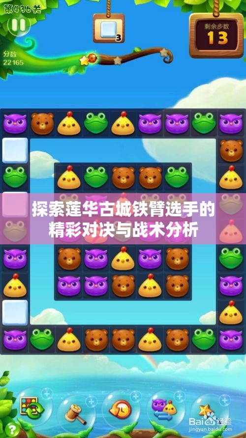 探索莲华古城铁臂选手的精彩对决与战术分析