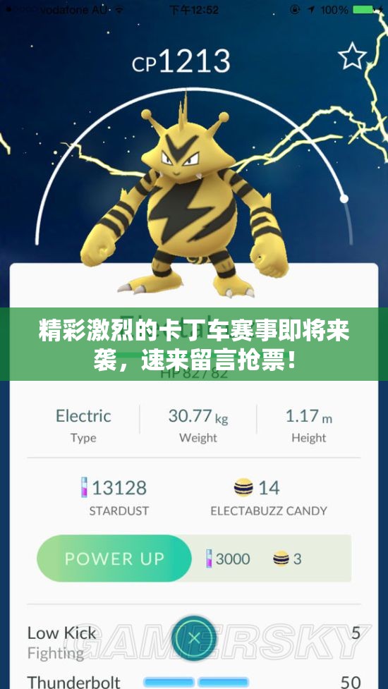 精彩激烈的卡丁车赛事即将来袭，速来留言抢票！
