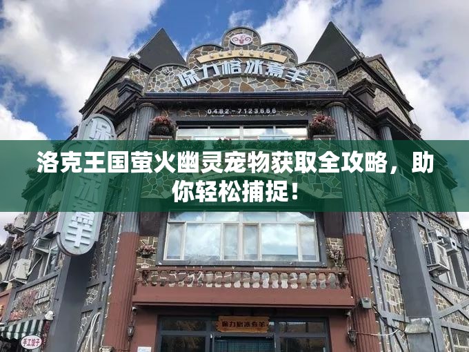 洛克王国萤火幽灵宠物获取全攻略，助你轻松捕捉！