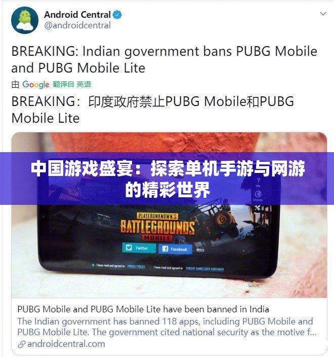 中国游戏盛宴：探索单机手游与网游的精彩世界