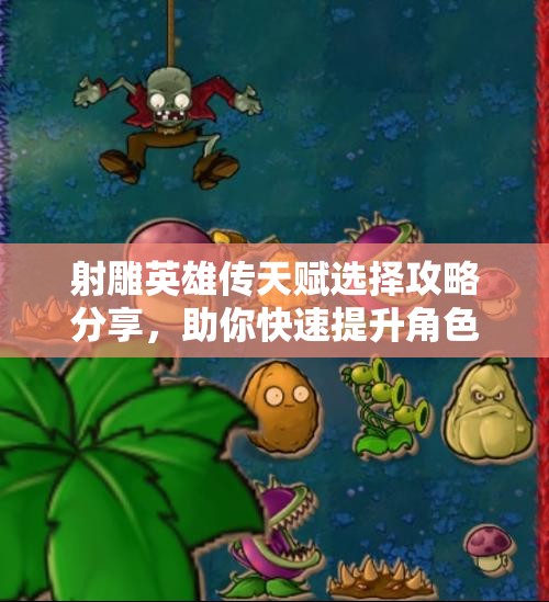射雕英雄传天赋选择攻略分享，助你快速提升角色实力