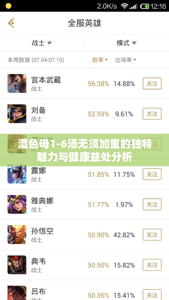 澧色母1-6汤无须加重的独特魅力与健康益处分析