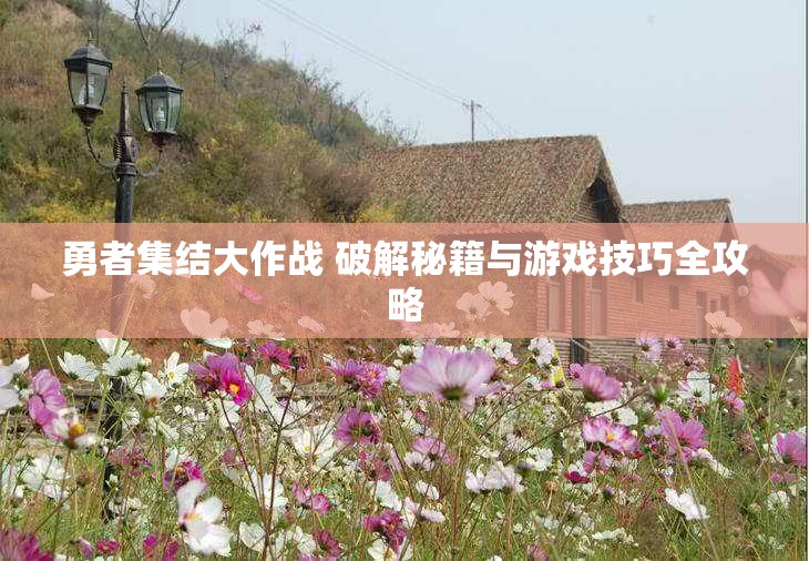 勇者集结大作战 破解秘籍与游戏技巧全攻略