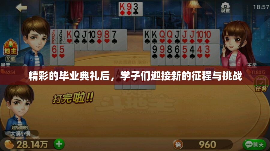 精彩的毕业典礼后，学子们迎接新的征程与挑战