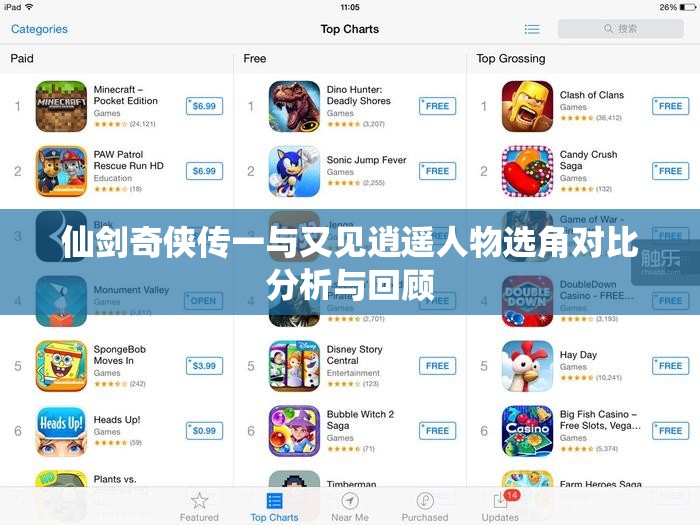 仙剑奇侠传一与又见逍遥人物选角对比分析与回顾