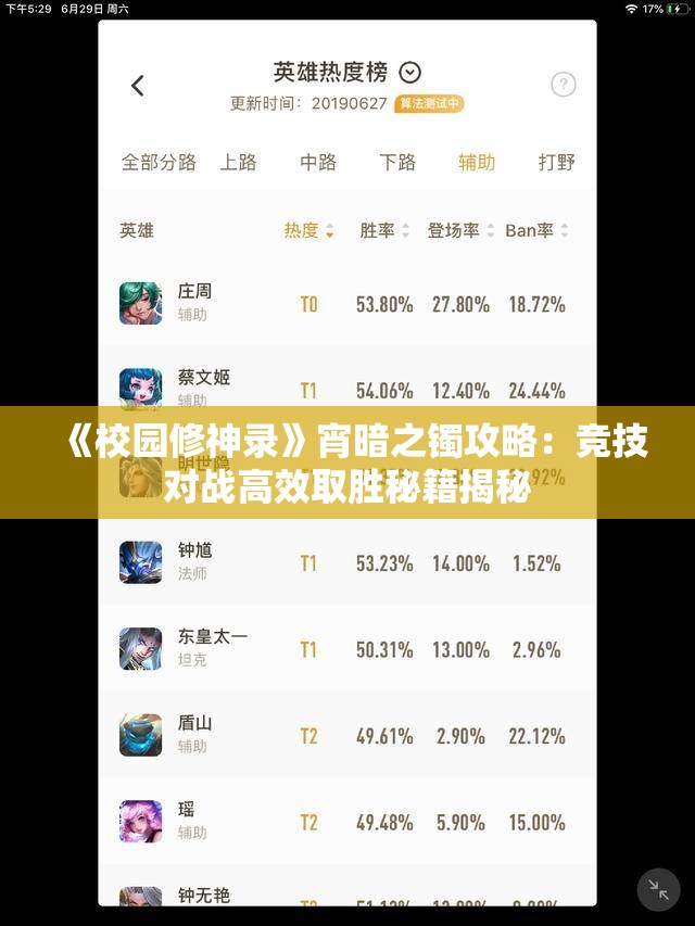 《校园修神录》宵暗之镯攻略：竞技对战高效取胜秘籍揭秘