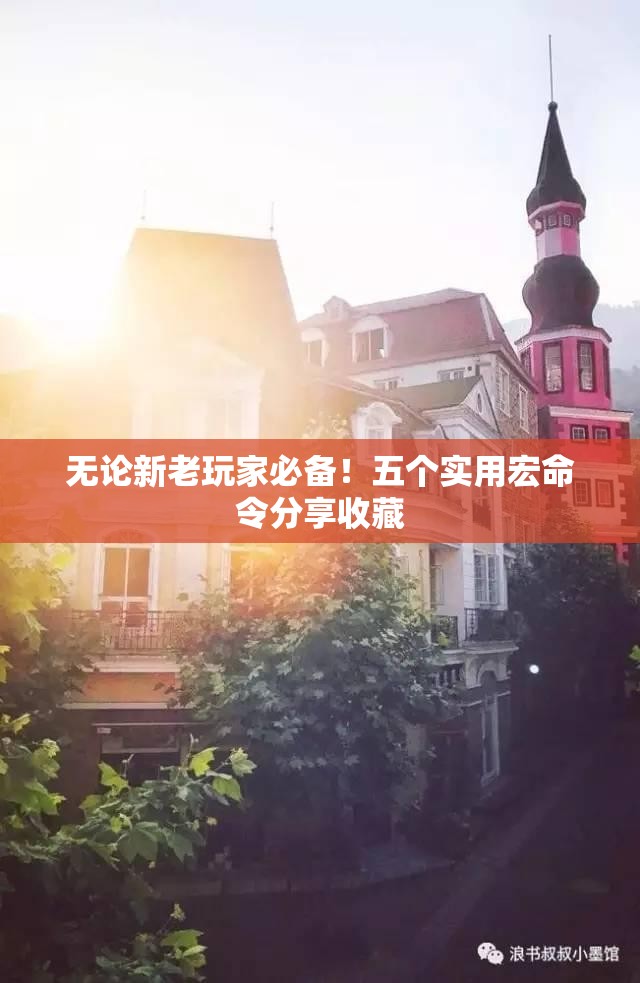 无论新老玩家必备！五个实用宏命令分享收藏