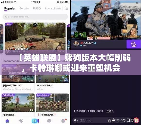 【英雄联盟】赌狗版本大幅削弱，卡特琳娜或迎来重塑机会