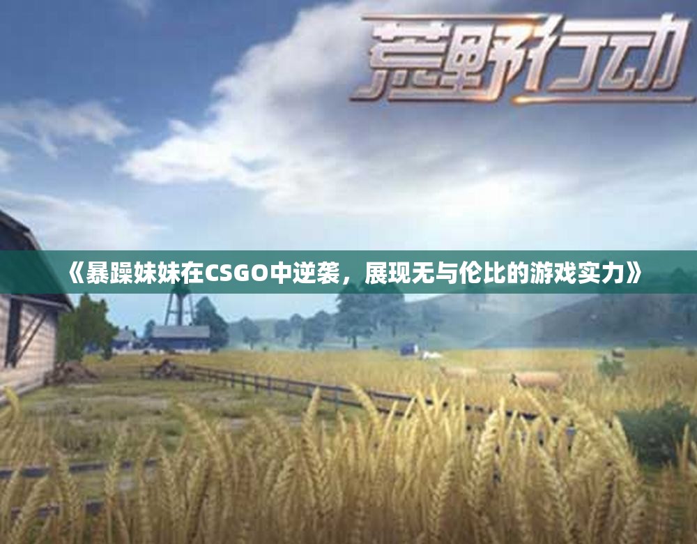 《暴躁妹妹在CSGO中逆袭，展现无与伦比的游戏实力》