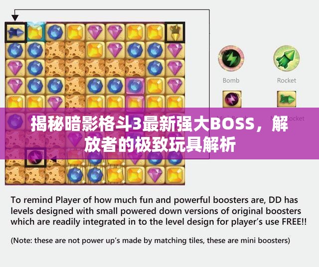揭秘暗影格斗3最新强大BOSS，解放者的极致玩具解析
