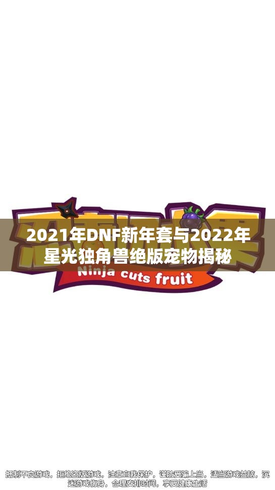 2021年DNF新年套与2022年星光独角兽绝版宠物揭秘