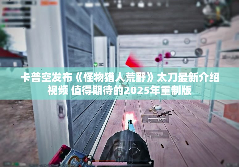 卡普空发布《怪物猎人荒野》太刀最新介绍视频 值得期待的2025年重制版