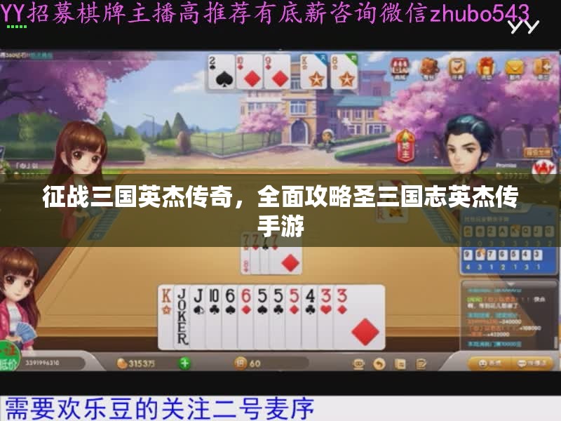 征战三国英杰传奇，全面攻略圣三国志英杰传手游