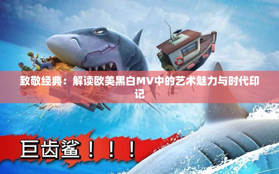 致敬经典：解读欧美黑白MV中的艺术魅力与时代印记